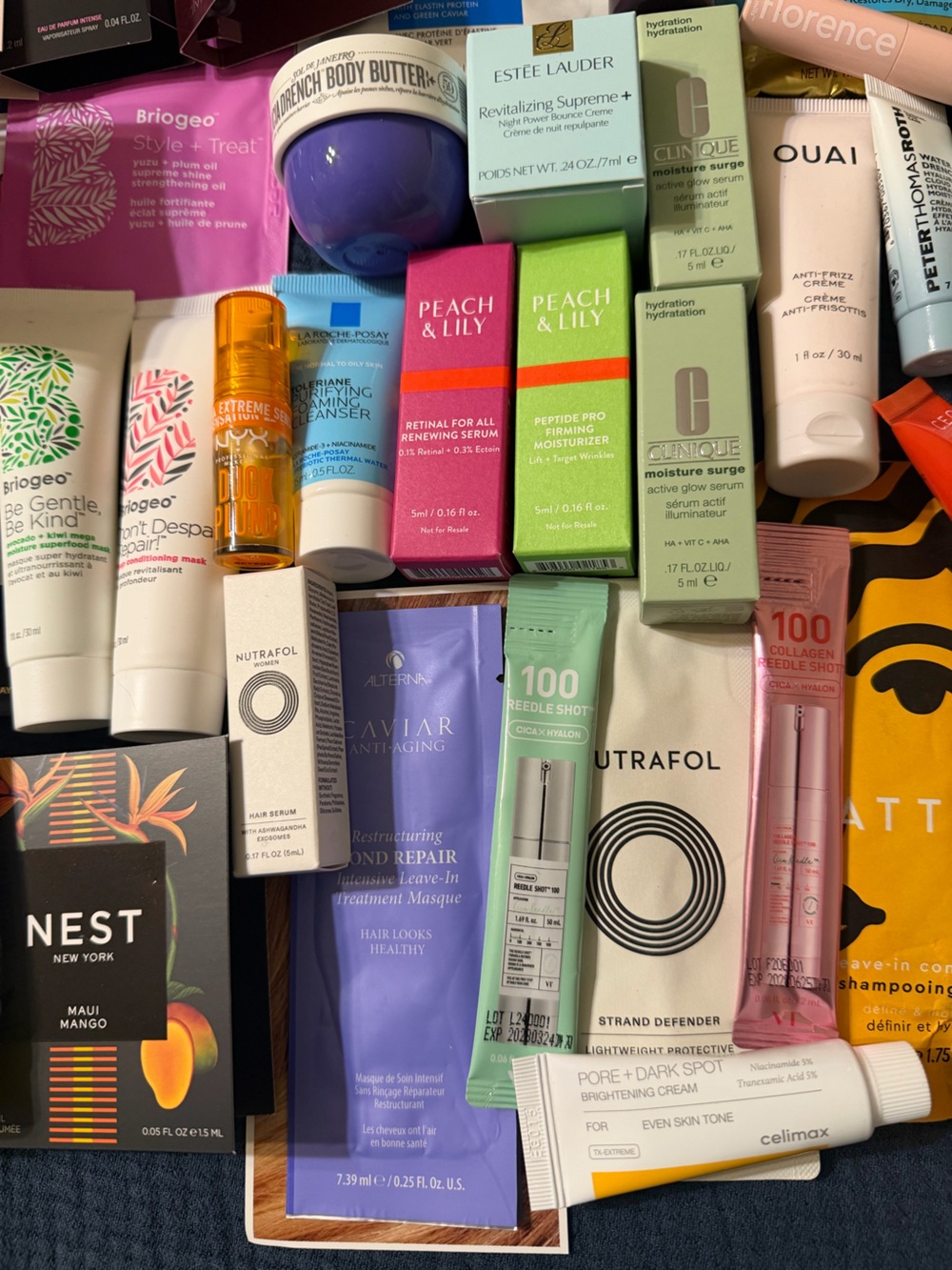 ULTA Samples 40 pouch NEW NOYZ Briogeo Peach & Lily - Picture 4 of 11